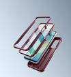 Бронированный чехол для Samsung Galaxy A16, Dexnor Full Body (Two Frames), красный