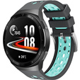 Силіконовий ремінець для Huawei Watch GT 2e, Grey / Turquoise