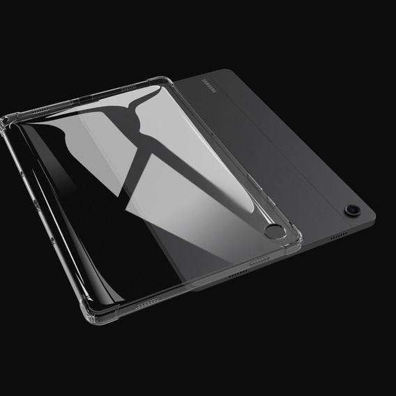 Чехол для Samsung Galaxy Tab A9, силиконовый, прозрачный