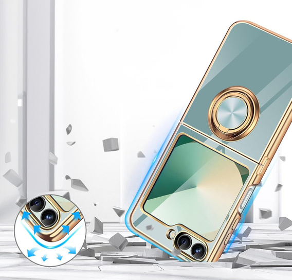 Чoхол до Samsung Galaxy Z Flip7 FE / Z Flip6, Electro Ring, монетний