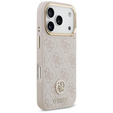 Чехол GUESS 4G Strass Logo с ремешком, MagSafe для iPhone 17 Pro Max