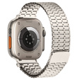 Сталевий ремінець для Apple Watch 1/2/3/4/5/6/7/8/SE/ULTRA 42/44/45/49 MM - бежевий