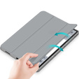 Чехол для Lenovo Tab P12, Smartcase с местом для стилуса, серый