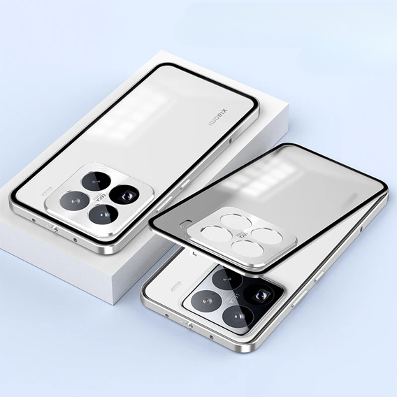 Чохол для Xiaomi 15, Frame Case, сріблястий