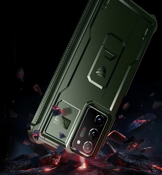 Бронированный чехол для Samsung Galaxy Note 20 Ultra, Dexnor Full Body, зелёный