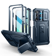 Бронированный чехол для Samsung Galaxy A16, Dexnor Full Body (Two Frames), темно-синий