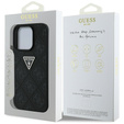 Чохол Guess Grained Hot Stamp 4G Triangle Metal для iPhone 16 Pro Max
