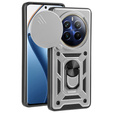 Чехол NOX Camera Slide Realme 12 Pro 5G / 12 Pro+ 5G, CamShield Slide, серебряный