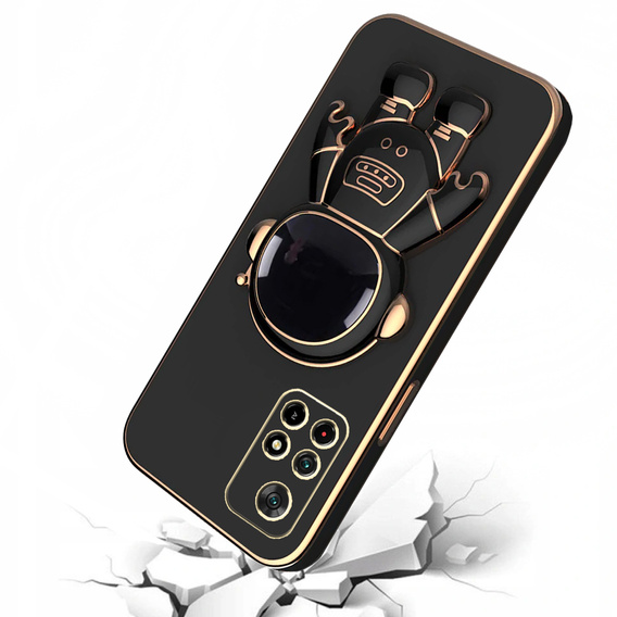 Чехол до Xiaomi Redmi Note 11 Pro 4G / 5G, Astronaut, чёрный