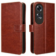 Откидной чехол для Oppo A60, Crazy Horse Wallet, коричневый