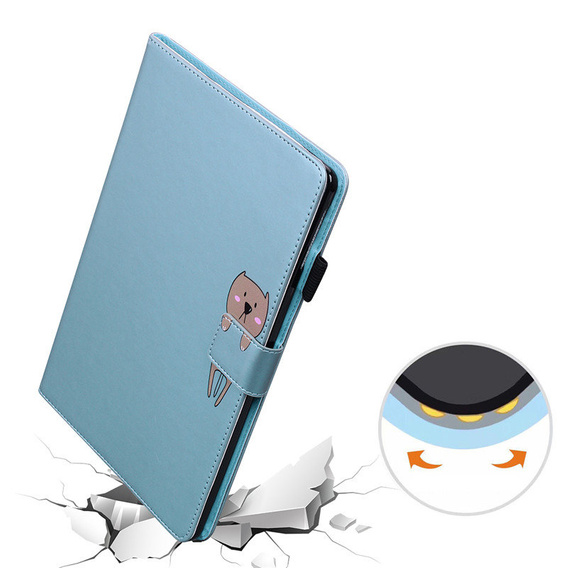 Чохол для iPad 10.2" 2021/2020/2019 (9/8/7 gen.), з клапаном, animal, м'яти