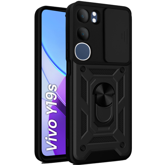 Чехол NOX Camera Slide Vivo Y19s, CamShield Slide, чёрный
