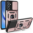 Чехол NOX Camera Slide Samsung Galaxy A34 5G, CamShield Slide, розовый rose gold