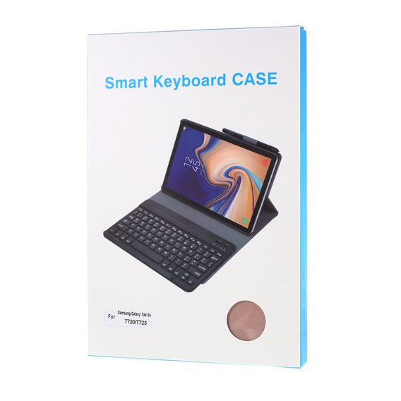 Чохол + клавіатура Samsung Galaxy Tab S5e SM-T720, рожевий rose gold