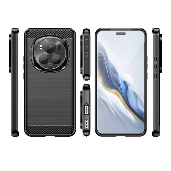 Чoхол до Honor Magic 6 Pro 5G, Carbon, чорний