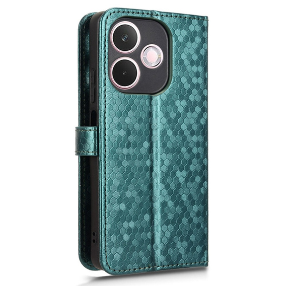Чохол-фліп для Oppo A5 Pro 5G, Wallet Rhombus, зелений