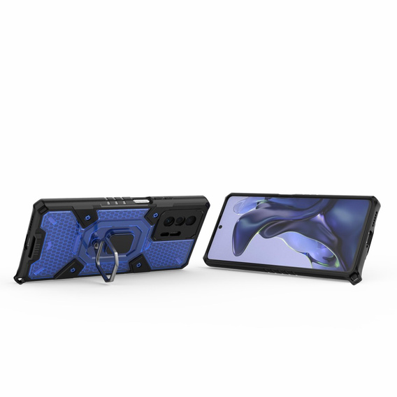 Панцирный чехол Honeycomb для Xiaomi 11T / 11T Pro, Blue