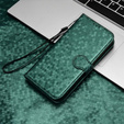 Флип-кейс для Infinix Hot 40i, Wallet Rhombus, зелёный