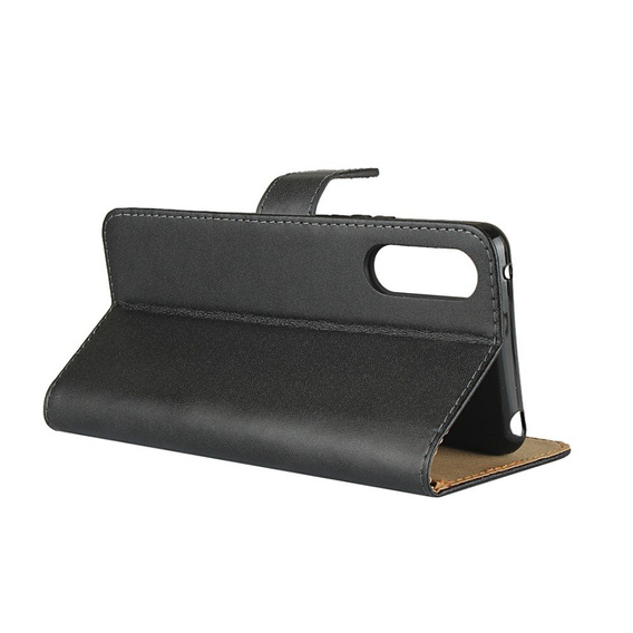Чохол-книжка для Sony Xperia 10 II, Case Genuine Leather, чорний