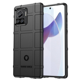 Чехол до Motorola Edge 30 Ultra 5G, Rugged Shield, чёрный