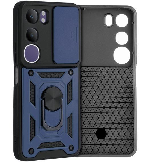 Чехол NOX Camera Slide Vivo V50 Lite 4G / 5G, CamShield Slide, синий