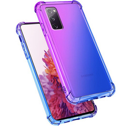 Чохол для Samsung Galaxy S20 FE, Gradient Dropproof, Фіолетовий / синій