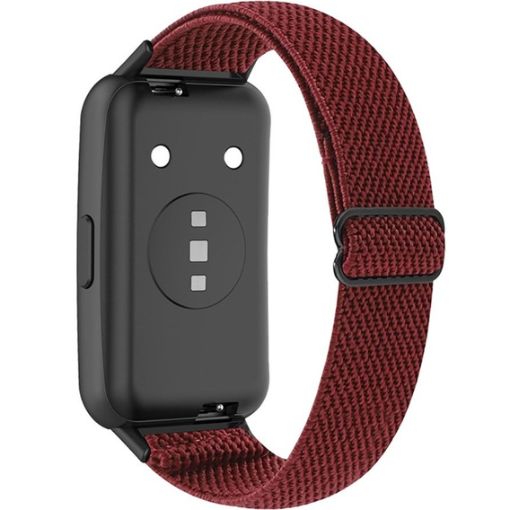 Нейлоновий ремінець BOHO до Huawei Band 7, Wine Red