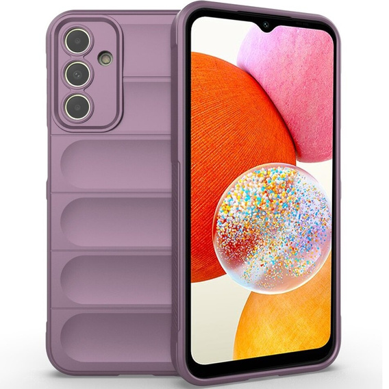 Чехол до Samsung Galaxy A15, Gaming Shockproof, фиолетовый + 9H стекло