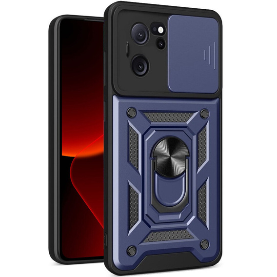 Чохол NOX Camera Slide Xiaomi 13T / 13T Pro, CamShield Slide, темно-синій
