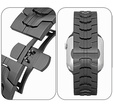   Браслет Stainless Segments до Apple Watch 7/6/5/4/SE/3/2/1 45/44/42mm, Black