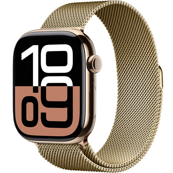 Браслет Milanese для Apple Watch  1/2/3/4/5/6/7/SE (42/44MM) - Gold