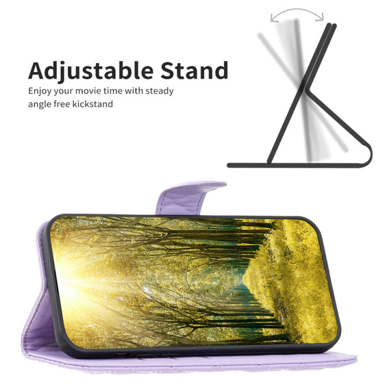 Чохол-книжка для Samsung Galaxy A56, Wallet, BINFEN COLOR, фіолетовий