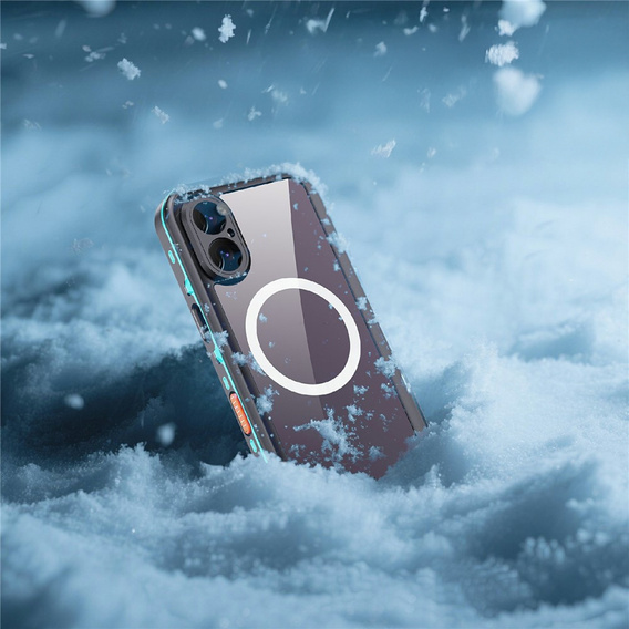 Чохол для iPhone 17, водонепроникний IP68, SHELLBOX MagSafe, синій