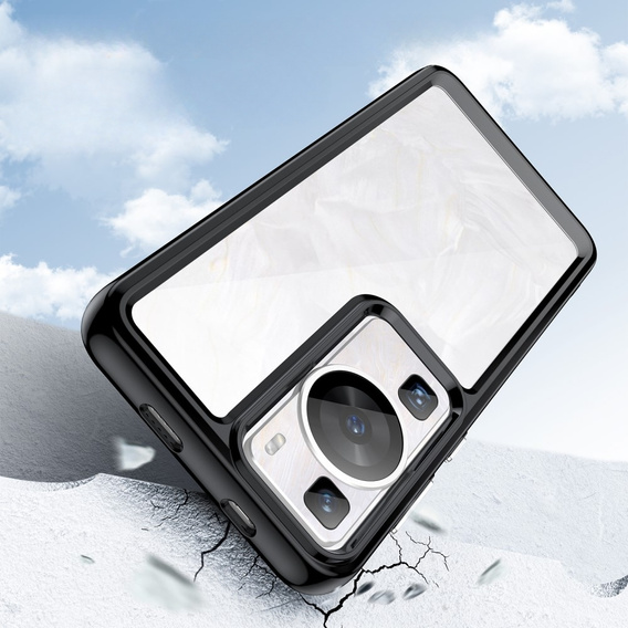 Чoхол до Huawei P60 / P60 Pro, Fusion Hybrid, прозорий / чорний