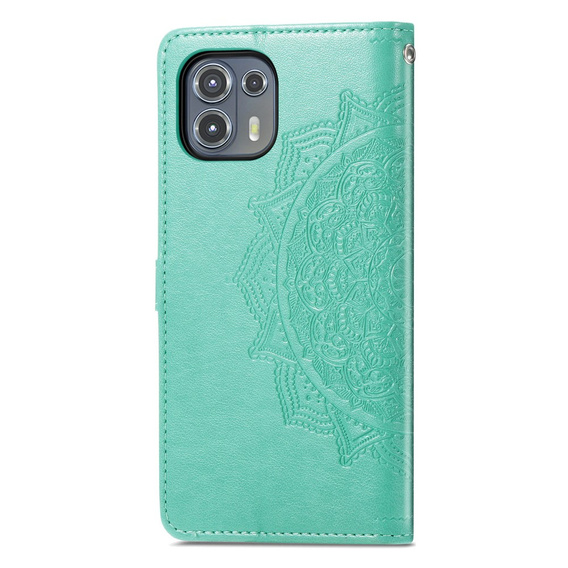 Чохол-книжка для Motorola Edge 20 Lite, Mandala, зелений