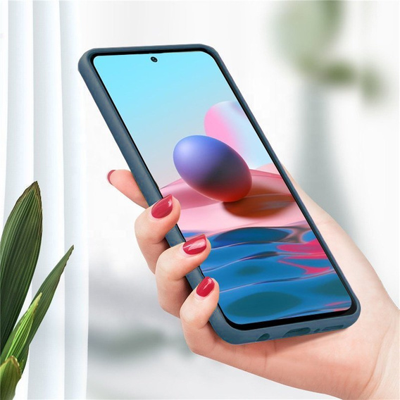 Чoхол до Xiaomi Redmi Note 10 / 10S, Silicone Lite, темно-синій
