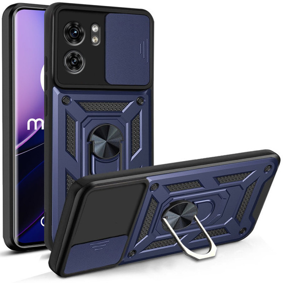 Чехол NOX Camera Slide Motorola Edge 40, CamShield Slide, тёмно-синий