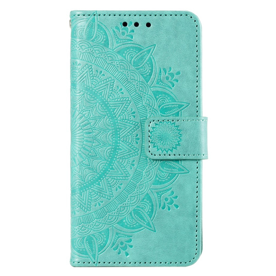 Откидной чехол для Realme 12 Pro 5G / 12 Pro+ 5G, Mandala, зелёный