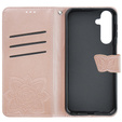 Чохол-книжка для Oppo A79 5G, Butterfly, рожевий rose gold