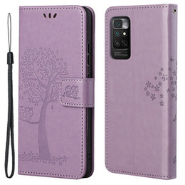 Чoхол Wallet до Xiaomi Redmi Note 11/11S, Owl Tree, Purple