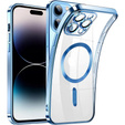 Чохол для iPhone 14 Pro Max, Electro MagSafe, м'яти + Скло на екран