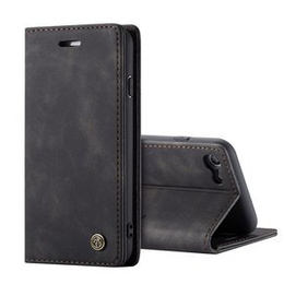 Чехол CASEME для iPhone 7/8/SE 2020/SE 2022, Leather Wallet Case, чёрный