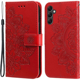 Чохол-книжка для Samsung Galaxy A14 4G/5G, Mandala Flower, червоний