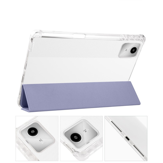 Чехол для Lenovo Tab M11, Smartcase Hybrid, с местом для стилуса, фиолетовый