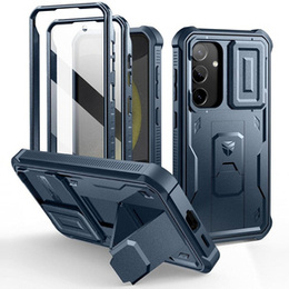 Броньований чохол для Samsung Galaxy S24, Dexnor Full Body (Two Frames), темно-синій
