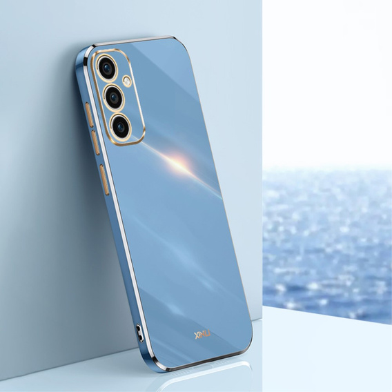 Чехол для Samsung Galaxy A35 5G, Glamour CamShield, синий