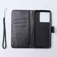 Откидной чехол для Xiaomi 13T / 13T Pro, Butterfly, чёрный