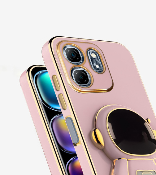 Чoхол до Infinix Hot 50i 4G, Astronaut, рожевий