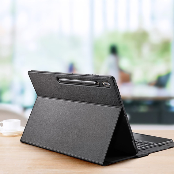 Чехол + клавиатура Samsung Galaxy Tab S10 Ultra, Dux Ducis TouchPad Leather Pen Slot, чёрный