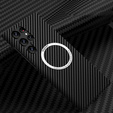 Чехол до Samsung Galaxy S21 Ultra, Magsafe Slim Carbon, чёрный